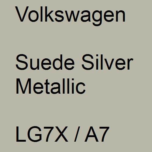 Volkswagen, Suede Silver Metallic, LG7X / A7.